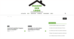 Desktop Screenshot of maison-eco-logis.fr